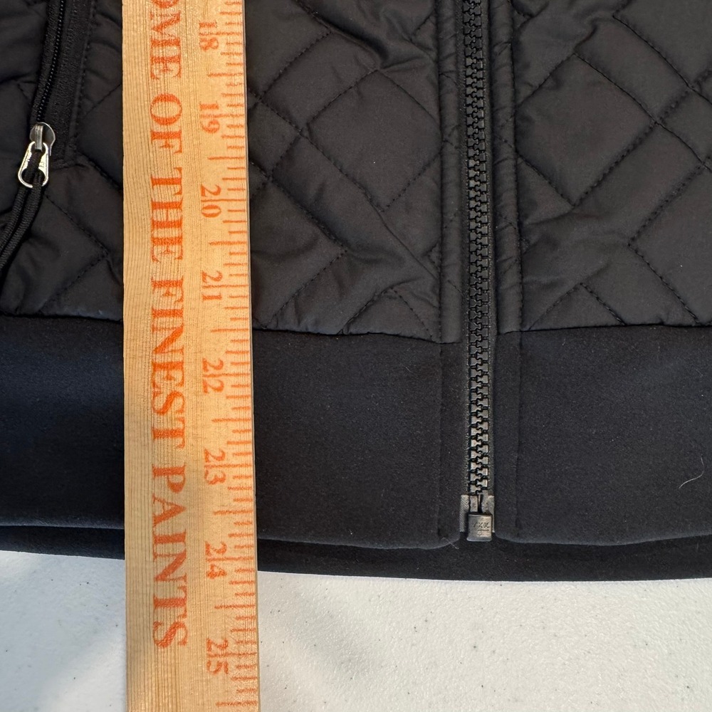 The North Face Womens XS Black Quilted Full Zip Jacket Diamond Pattern Insulated - Picture 5 of 7